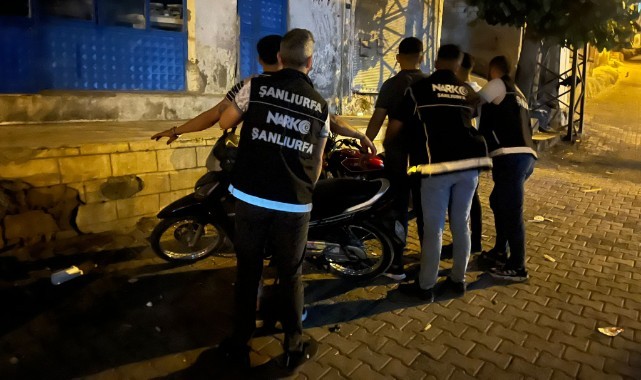 Şanlıurfa'da uyuşturucu denetimleri sürüyor