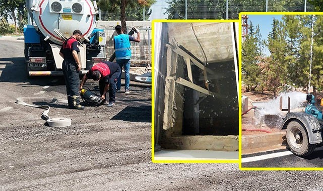 ŞUSKİ ekipleri su borusunu patlattı! şehrin bir bölümü elektriksiz kalabilir