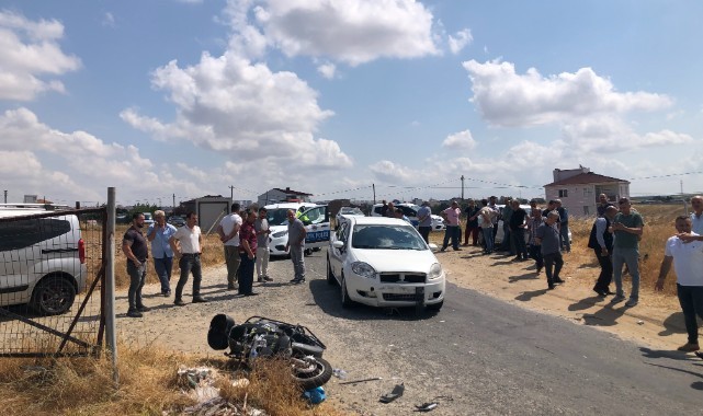 Tekirdağ’da feci kaza: 1 ağır yaralı