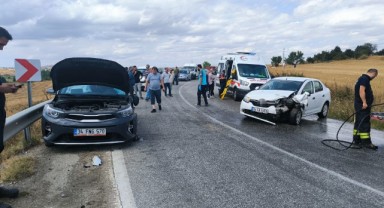 Tekirdağ'da trafik kazası: 5 yaralı
