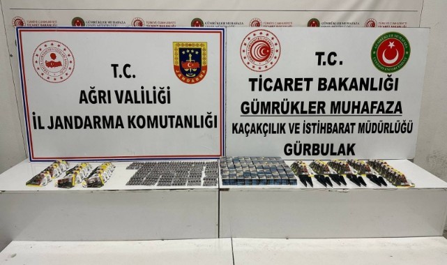 Ağrı'da uyuşturucu ve kaçakçılık operasyonu