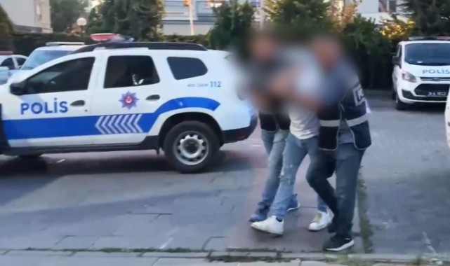 Aranan firari kıskıvrak yakalandı