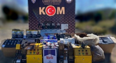 Aşkale’de kaçak sigara operasyonu