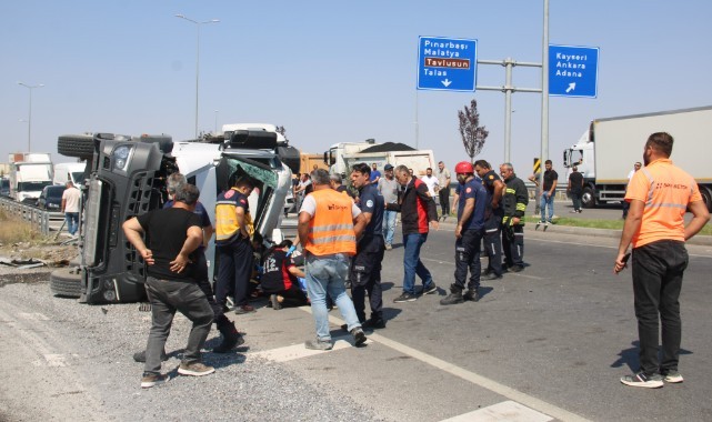 Beton mikseri devrildi: 1 ölü