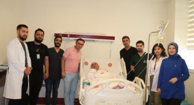 Bitlis'ten getirilen 93 yaşındaki hasta Şanlıurfa'da sağlığına kavuştu