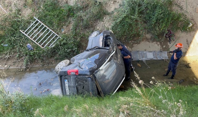 Bolu'da araç köprüden uçtu: 1 ölü, 1 yaralı