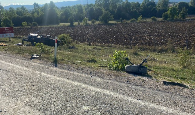 Daday'da iki otomobil çarpıştı: 1 ölü, 2 yaralı