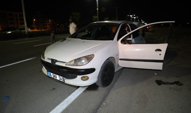 Elazığ’da iki otomobil çarpıştı: 1 yaralı