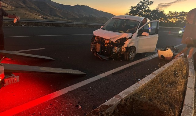 Elazığ’da trafik kazası: 1 yaralı