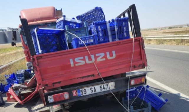 Ergene’de trafik kazası: 1 ölü