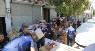Eyyübiye'de 370 koli şekerleme, gofret, bisküvi ele geçirildi