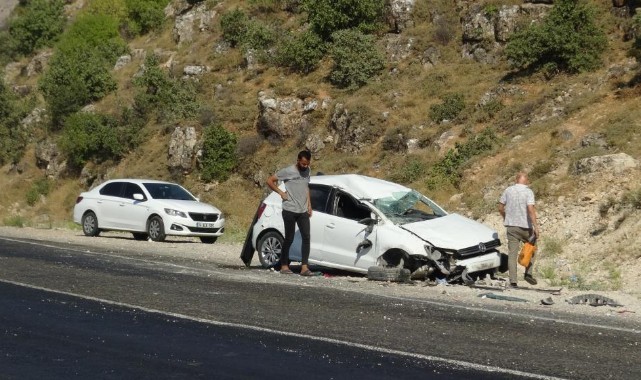 Gercüş'te trafik kazası: 1'i bebek 4 yaralı