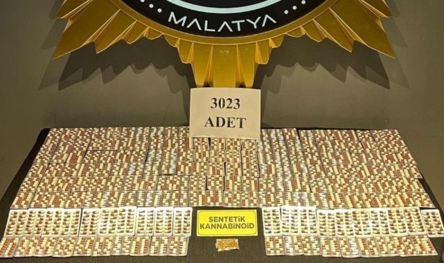 Malatya’da uyuşturucu operasyonu: 3 tutuklama