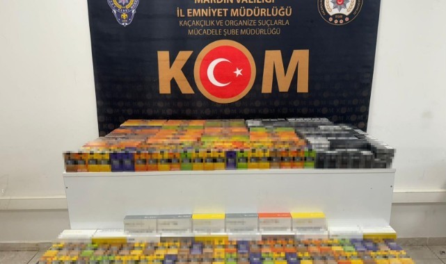 Mardin'de 10 bin 540 paket kaçak sigara ele geçirildi