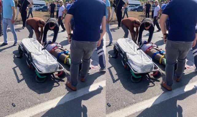 Motosiklet ile otomobil çarpıştı: 1 ölü, 1 yaralı