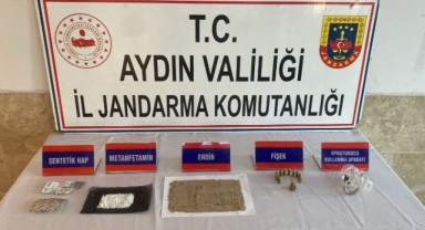 Pansiyon odasında uyuşturucu madde ile yakalandı
