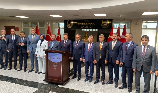 Şanlıurfa'da Bakan Tunç'un katılımıyla ek hizmet binasının temeli atıldı!