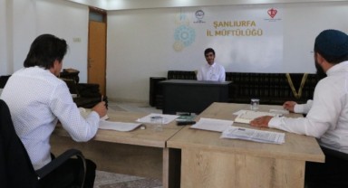 Şanlıurfa’da hafızlık tespit sınavı yapılıyor