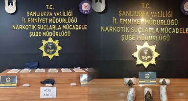 Şanlıurfa'da kilolarca uyuşturucu yakalandı! 8 gözaltı