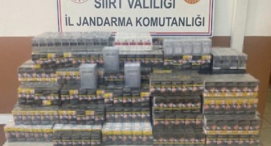 Siirt'te binlerce paket kaçak sigara ele geçirildi