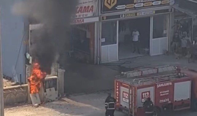 Siverek'te elektrik panosu patladı!