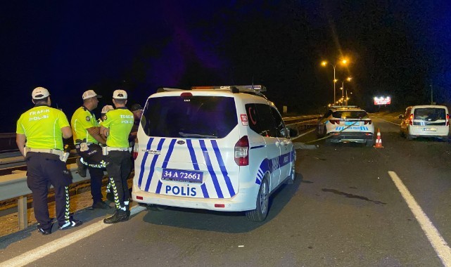 TEM Otoyolu’nda otomobil yayaya çarptı: 1 ölü