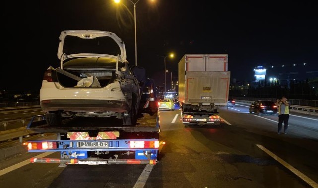 TEM Otoyolu’nda zincirleme kaza: 3 yaralı