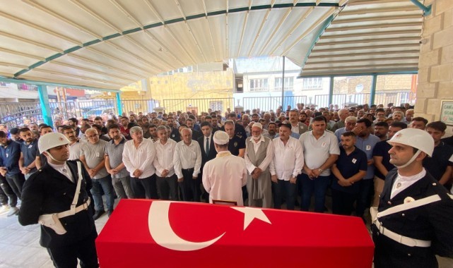 Urfalı polis memuru son yolculuğuna uğurlandı