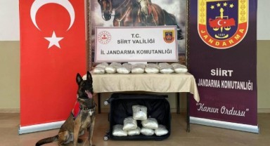 Yolcu otobüsüne emanet verilen valizden 40 kilo esrar çıktı