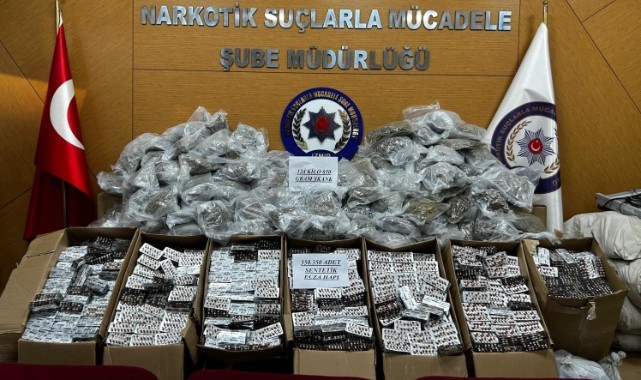 Yüklü miktarda uyuşturucu ele geçirildi: 1 tutuklama