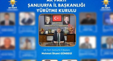 AK Parti Şanlıurfa İl Yürütme Kurulu belli oldu!