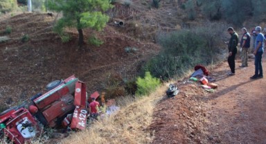 Antalya’da arazöz devrildi, 3 orman işçisi yaralandı