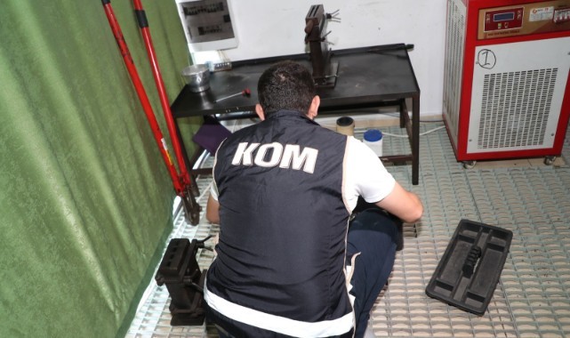 Ayarı ve gramajı düşük altın basan şebekeye operasyon: 8 gözaltı