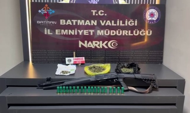 Batman'da suç makinesi silahla yakalandı