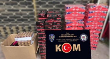 Çok sayıda gümrük kaçağı sigara ele geçirildi