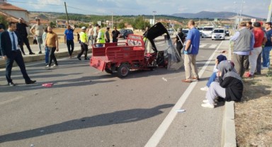 Elektrikli motor sürücüsüne araç çarptı: 1 ölü