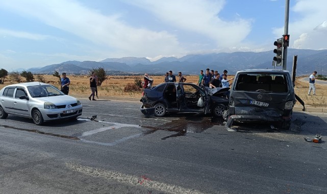 Gaziantep'te zincirleme trafik kazası: 2 yaralı