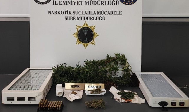 İklimlendirme düzeneğiyle uyuşturucu imal eden şahıs yakalandı