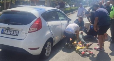 İşe geç kalmak istemedi, 10 metrede iki kaza yaptı