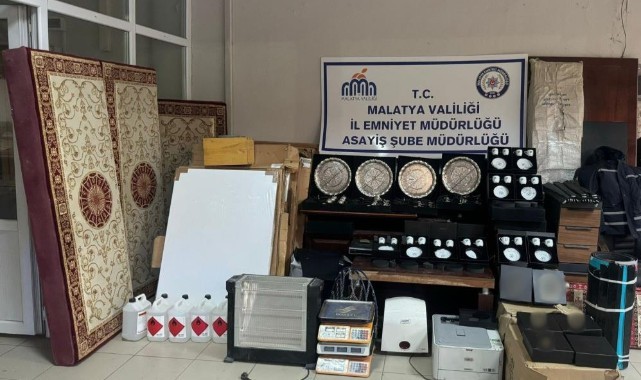 Kamu kurumlarından milyon TL'lik eşya çalan şüpheliler yakalandı
