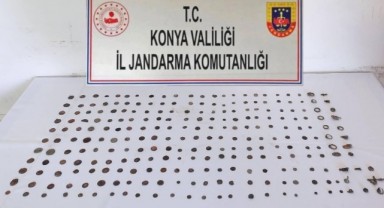 Konya'da tarihi eser kaçakçılığına jandarmadan operasyon