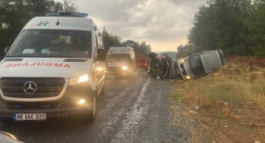 Muğla'da iki trafik kazası: 1 ölü, 14 yaralı