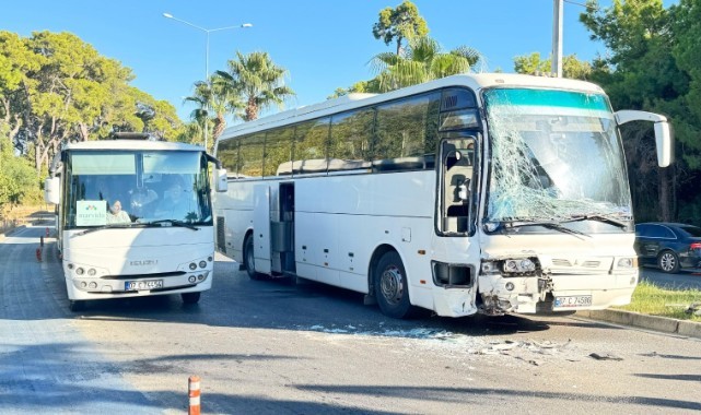 Otel servisi su tankerine çarptı: 1 yaralı