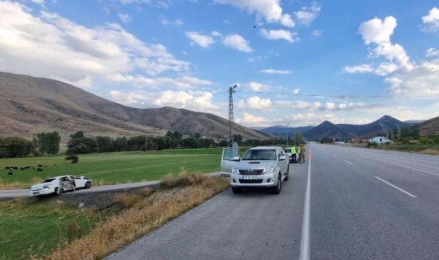 Otomobil takla attı: 5 yaralı