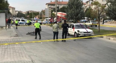 Otomobilin çarptığı bisikletli çocuk yaralandı