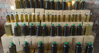 Sahte zeytinyağı sevkiyatına jandarma engeli