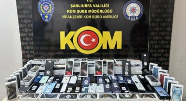 Şanlıurfa’da 12 milyon TL değerinde kaçak cep telefonu yakalandı!