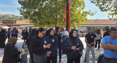 Şehit polis memuru Şeyda Yılmaz'ın devre arkadaşları lokma dağıttı