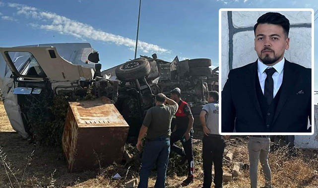 Urfa'da genç mühendisin öldüğü kaza kameraya yansıdı