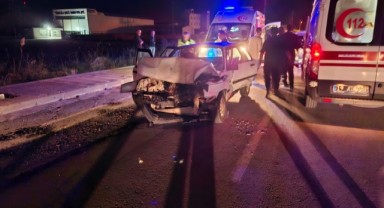 Alaca'da iki otomobil çarpıştı: 4 yaralı